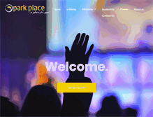 Tablet Screenshot of parkplacebaptist.com
